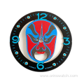 Chinese Drama Mask 3D Printing Blue Luminous Dial